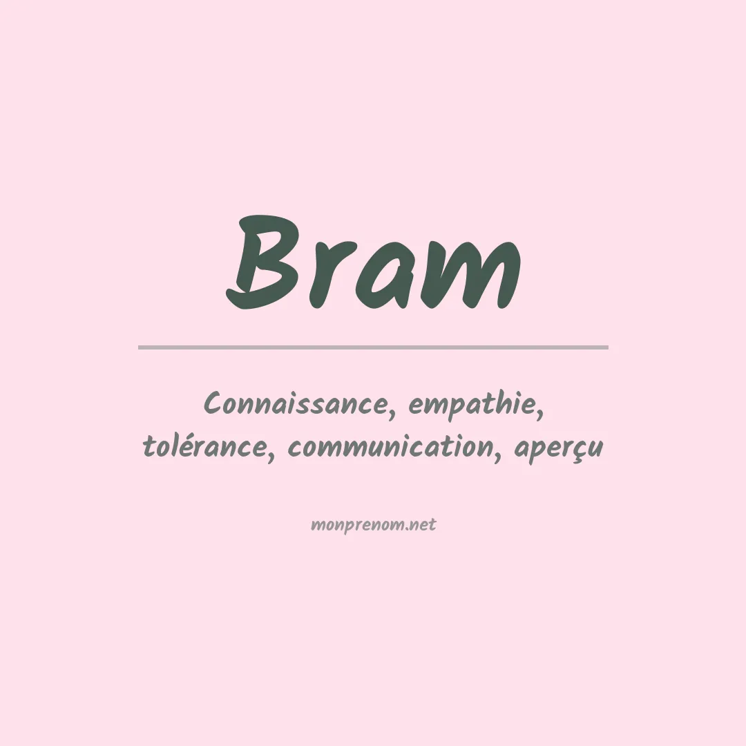 Prénom Bram