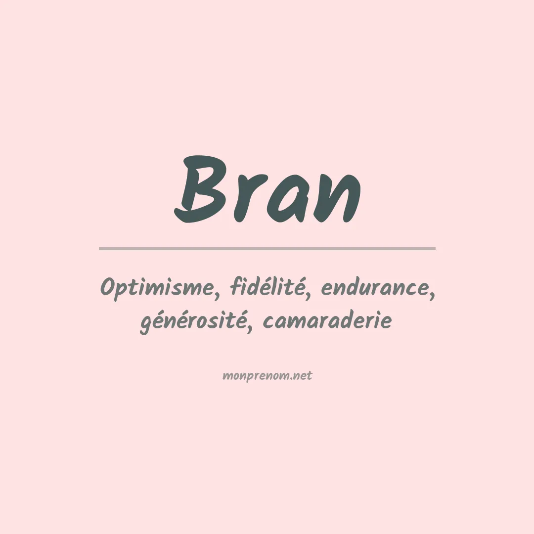 Prénom Bran