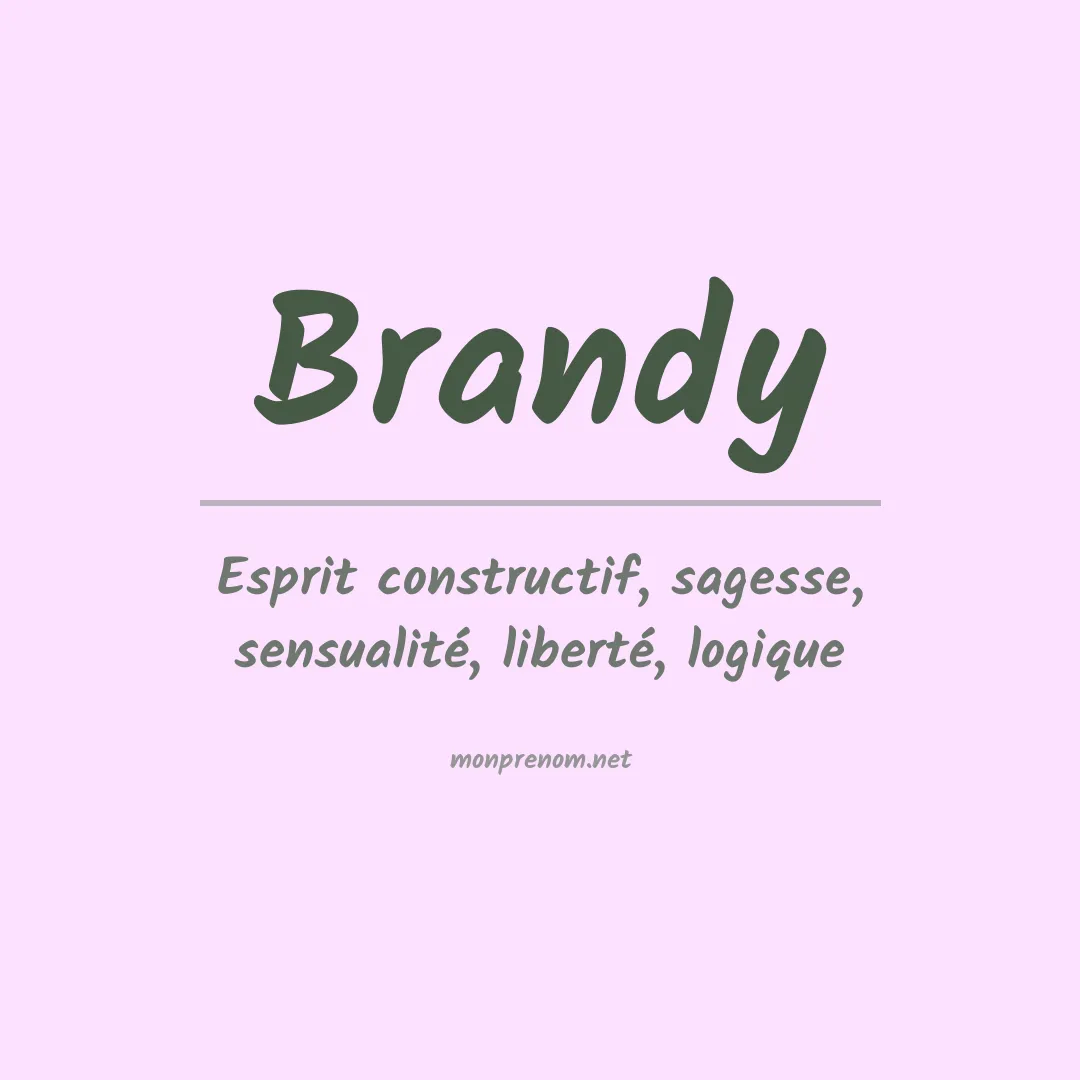 Prénom Brandy