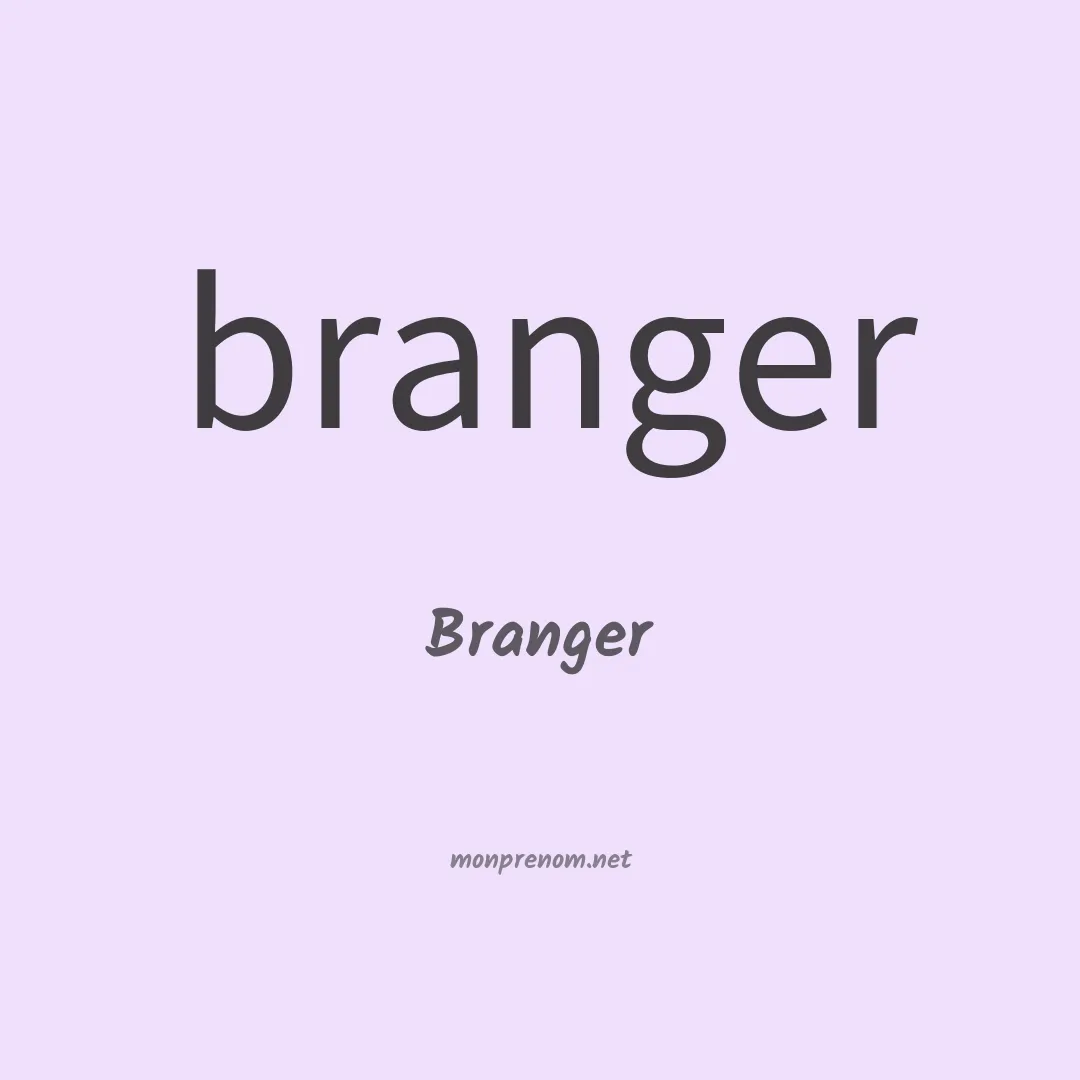 Branger en chinois