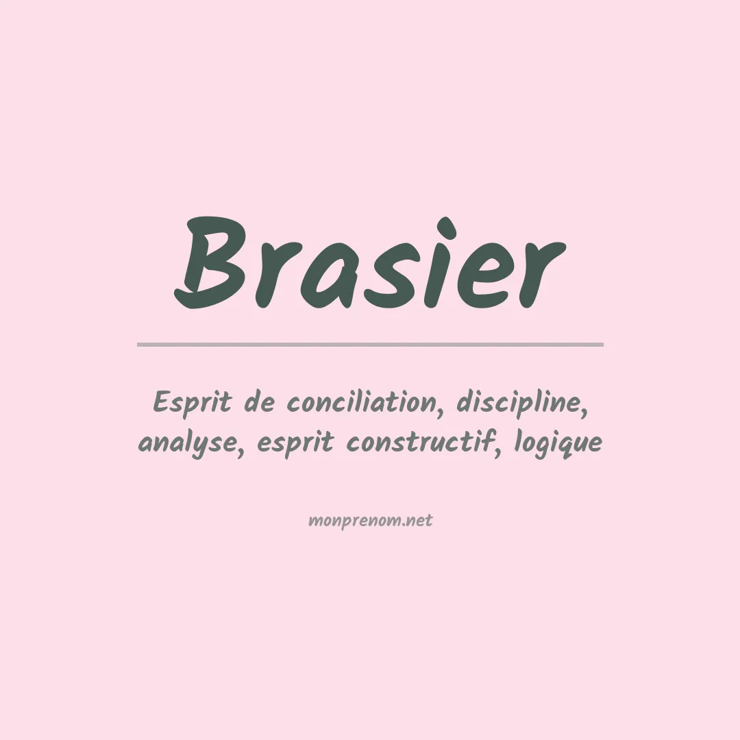 Prénom Brasier