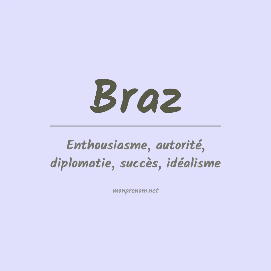 Prénom Braz