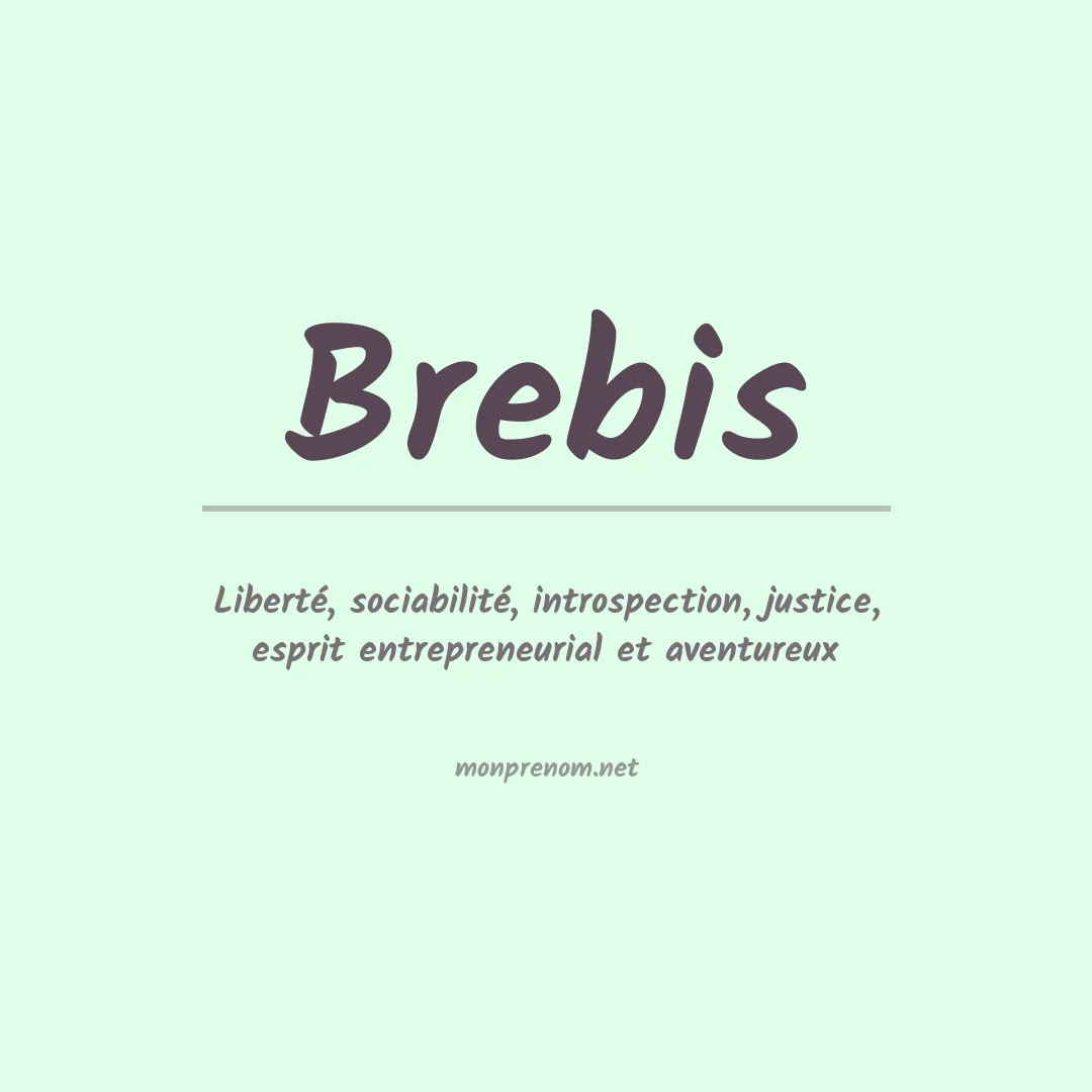 Signification du prénom Brebis