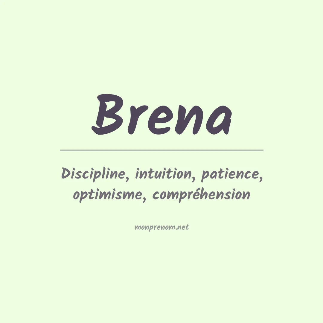 Prénom Brena