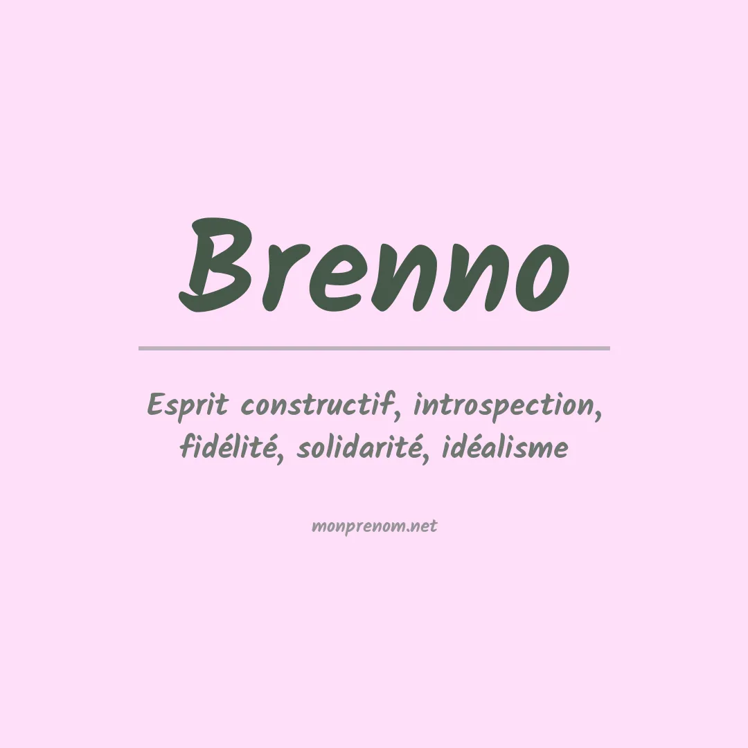 Prénom Brenno