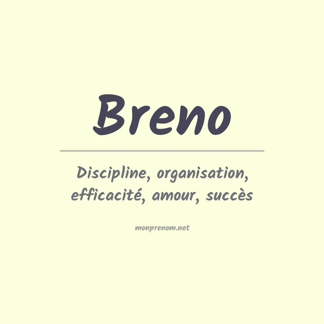 Prénom Breno
