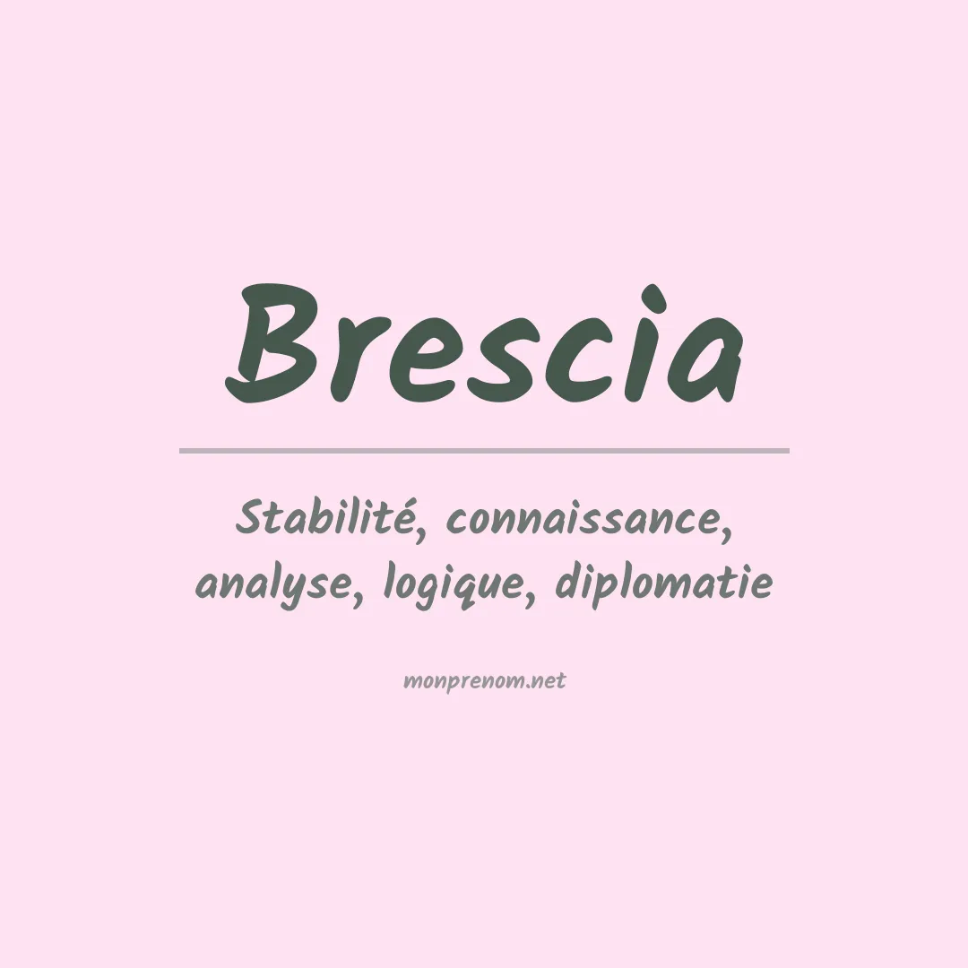 Prénom Brescia