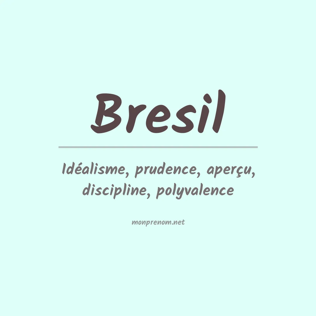 Prénom Bresil