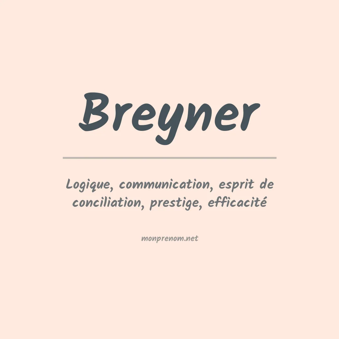 Prénom Breyner
