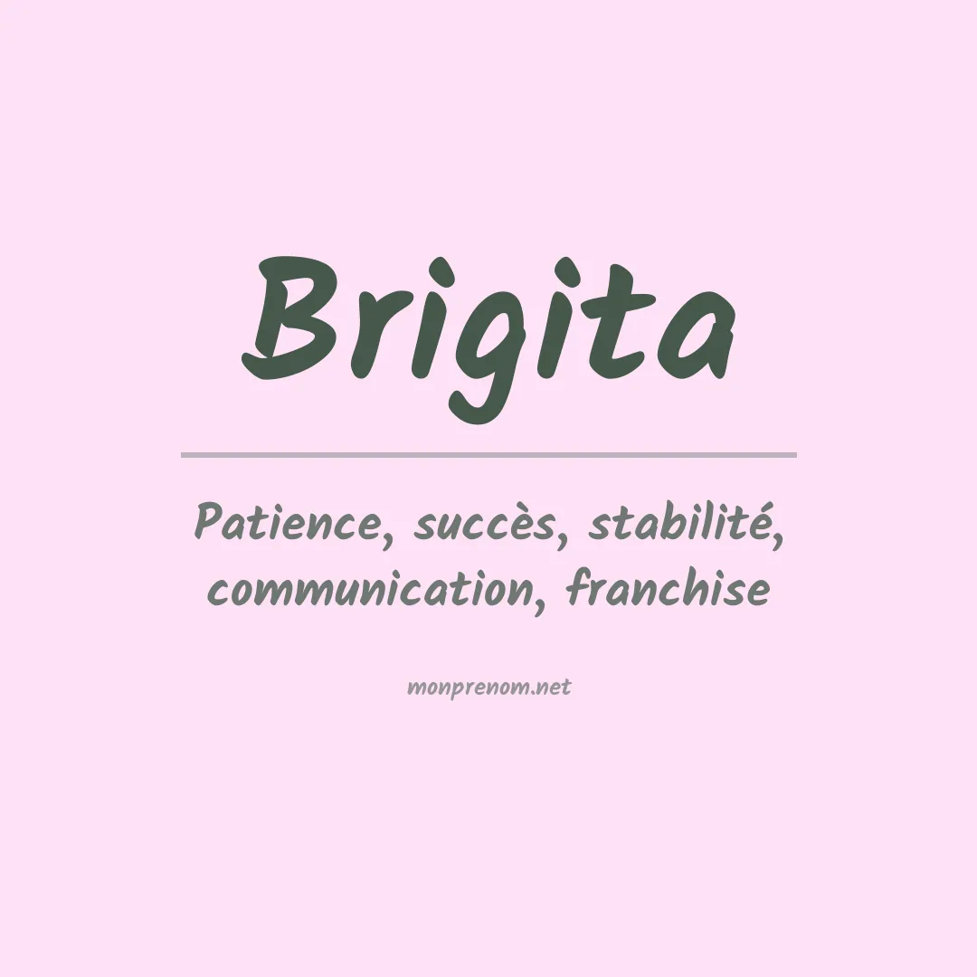 Signification du prénom Brigita