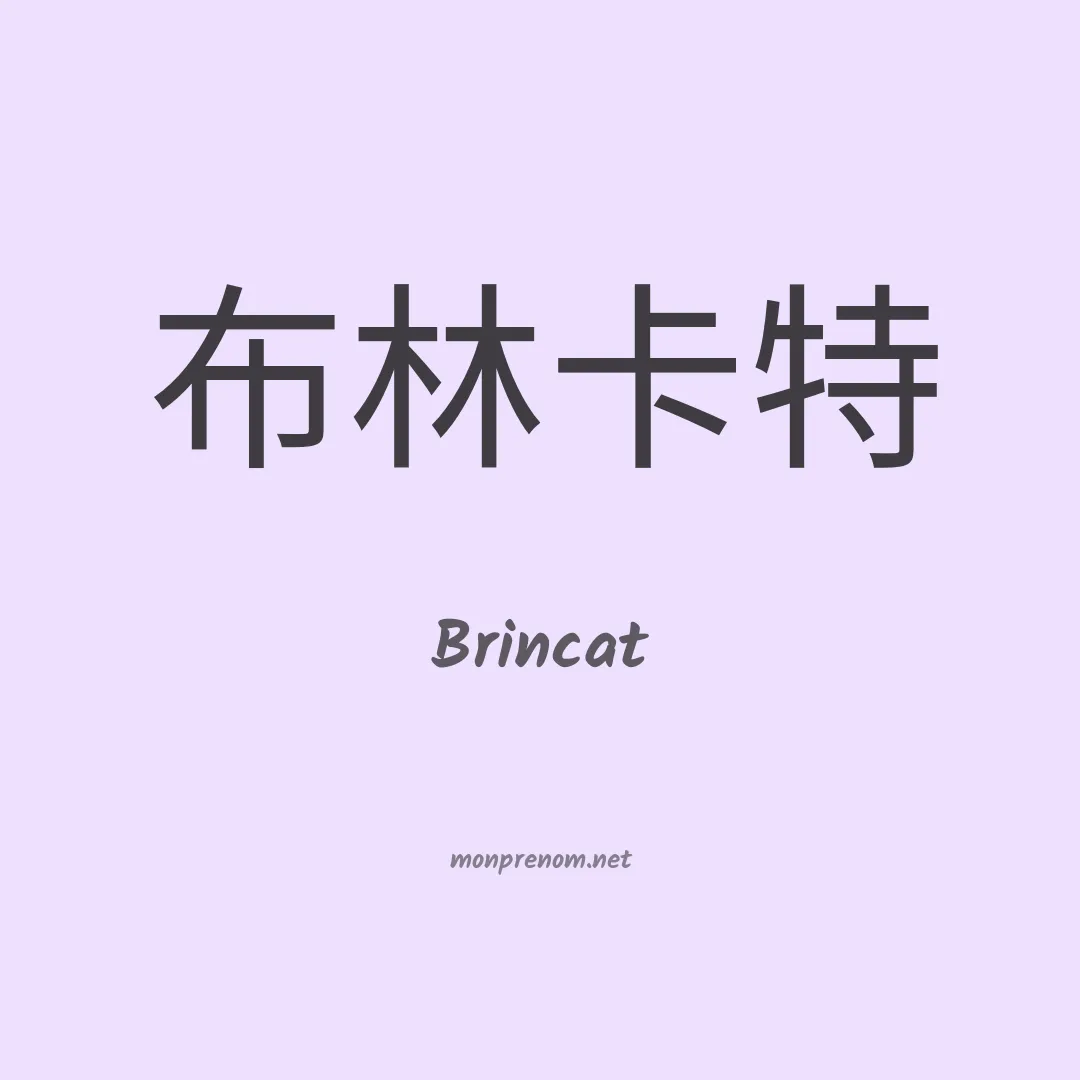 Brincat en chinois