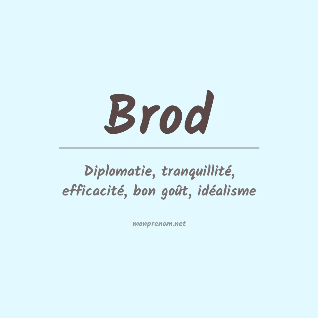 Prénom Brod
