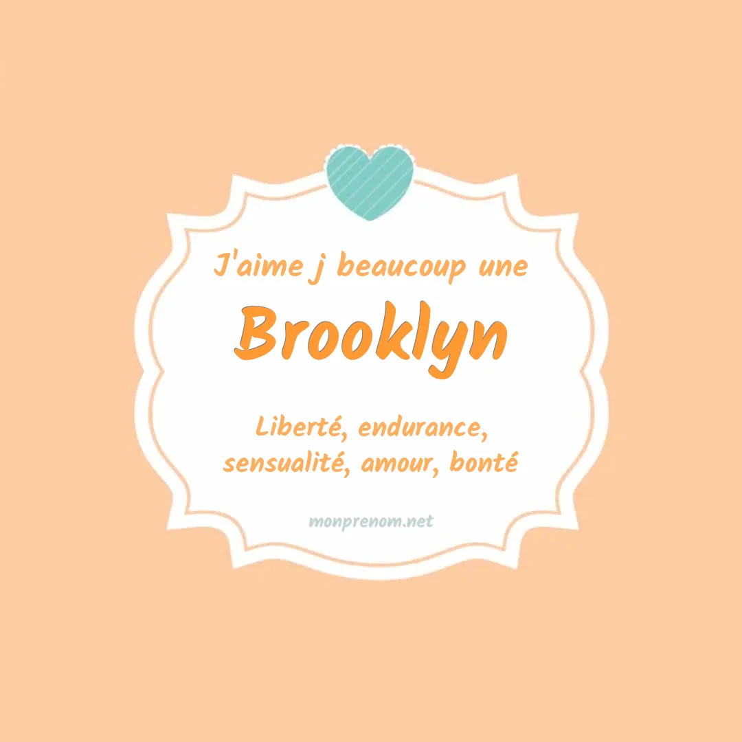 J'aime beaucoup Brooklyn