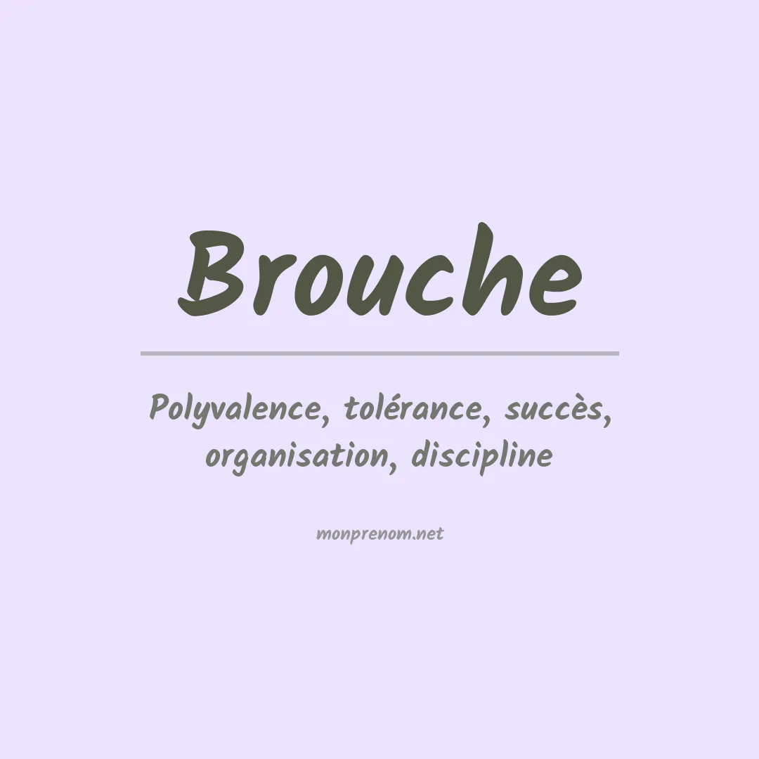 Prénom Brouche