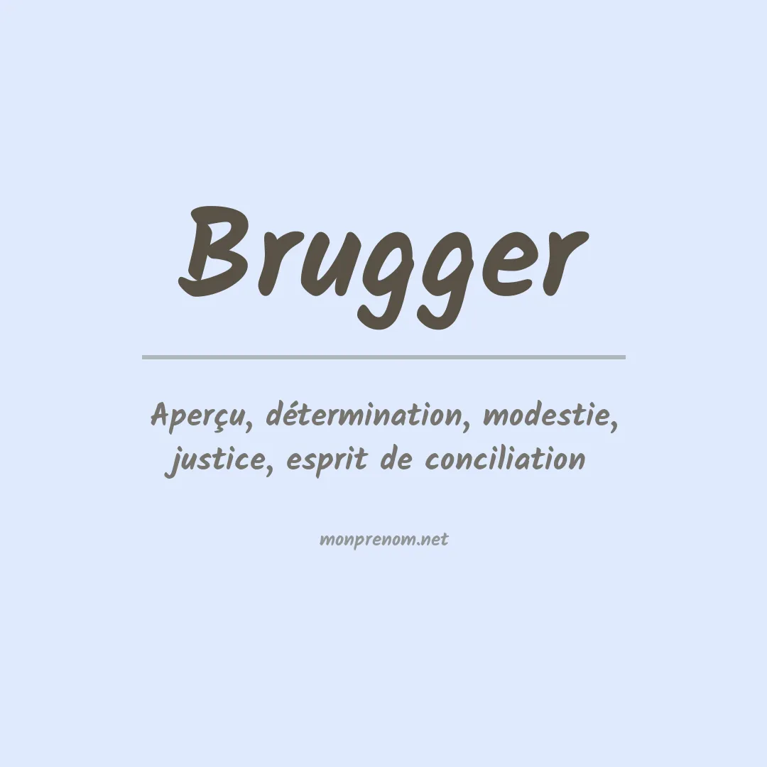 Prénom Brugger