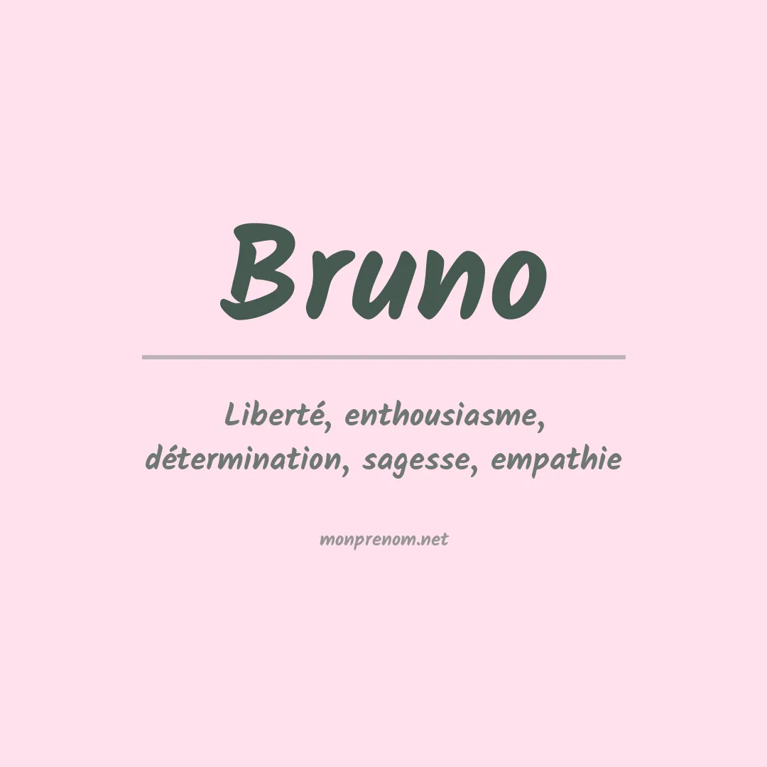Prénom Bruno