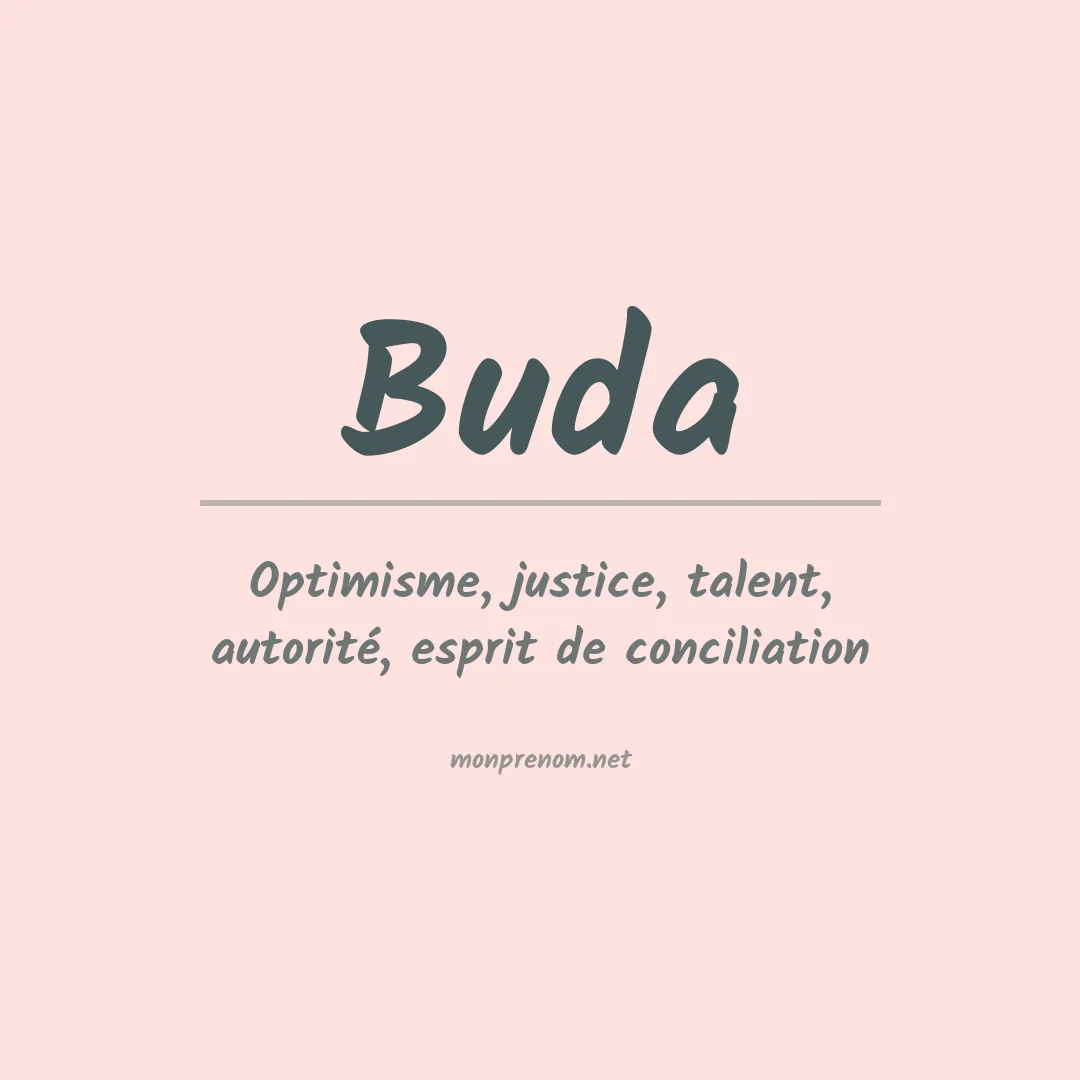 Prénom Buda