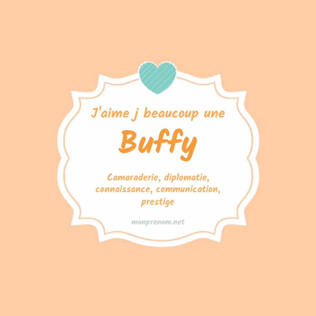 J'aime beaucoup Buffy