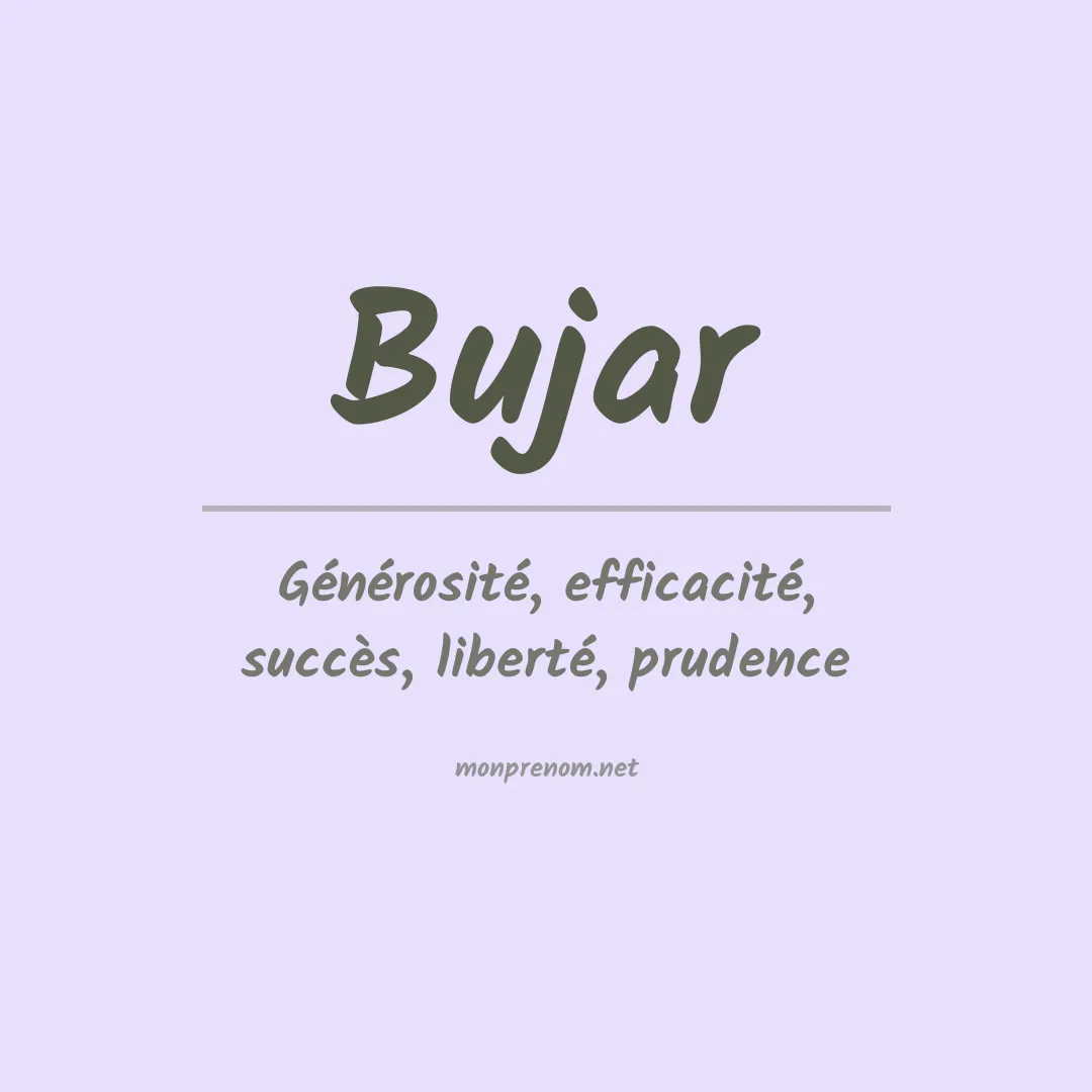 Signification du prénom Bujar