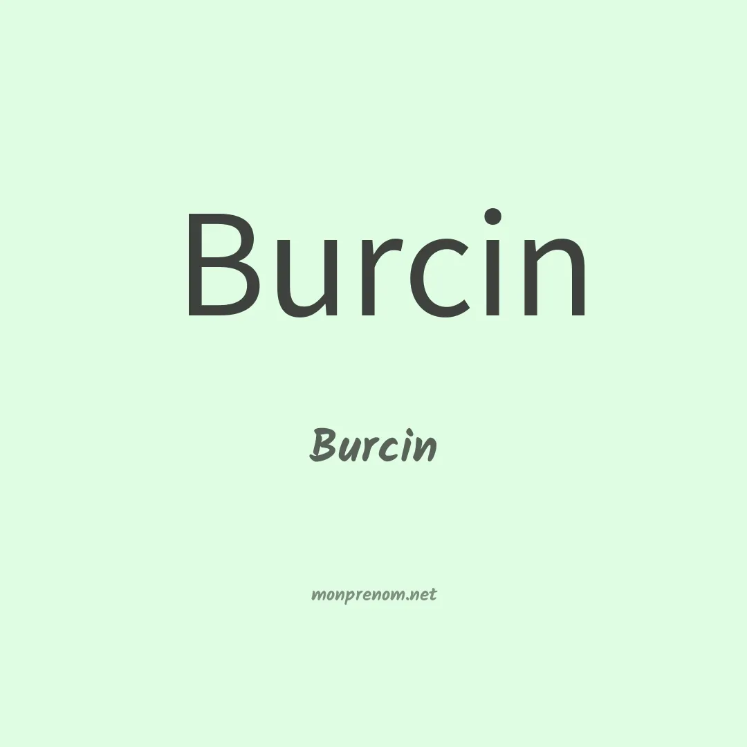 Burcin en chinois