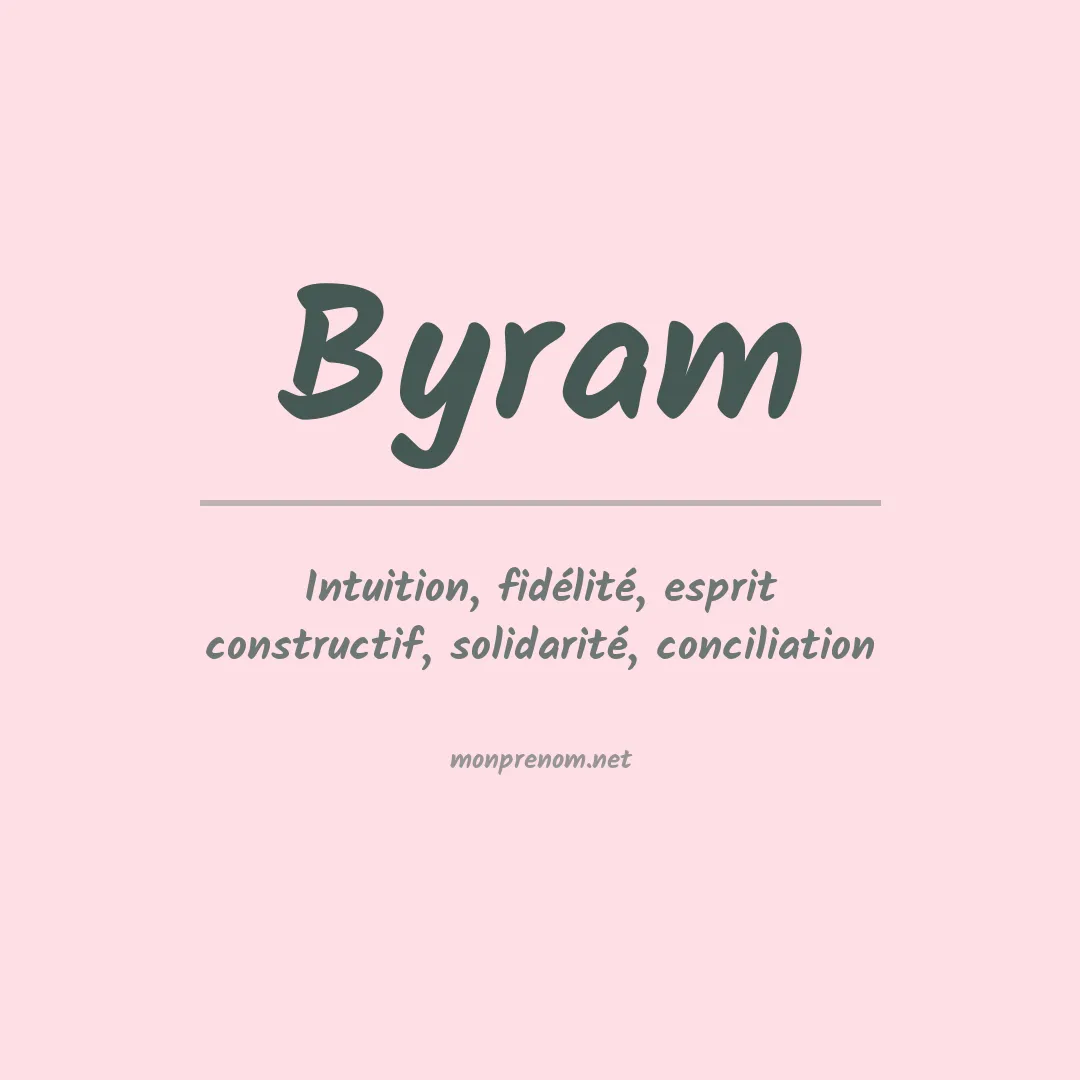 Prénom Byram