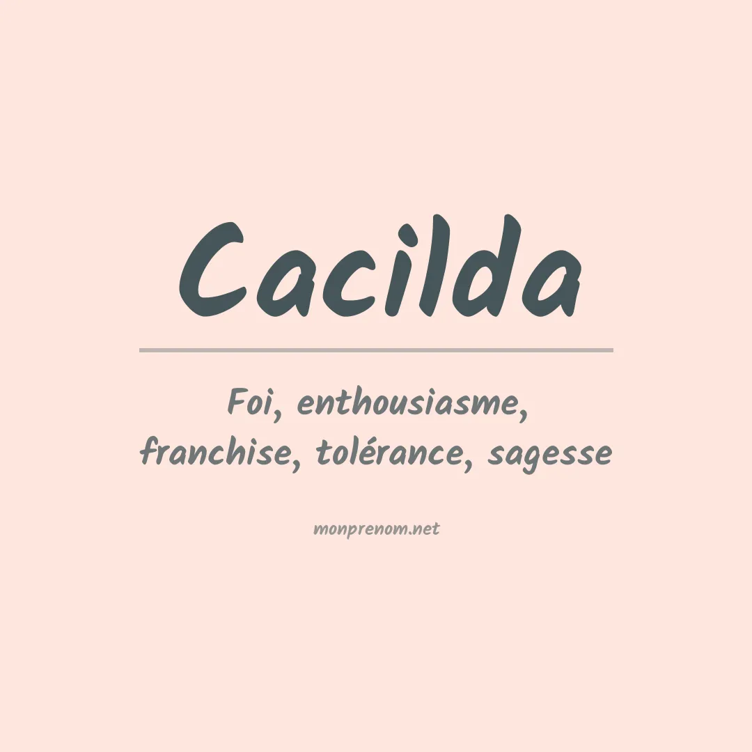 Prénom Cacilda