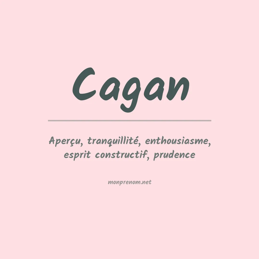 Prénom Cagan