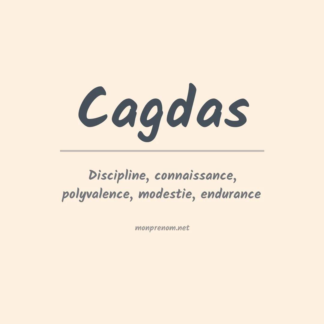 Prénom Cagdas