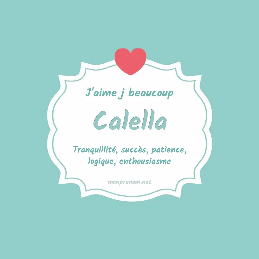 J'aime beaucoup Calella