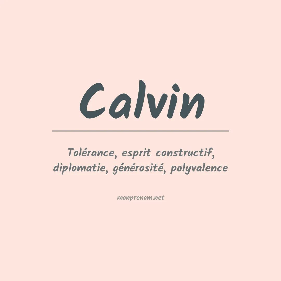 Prénom Calvin