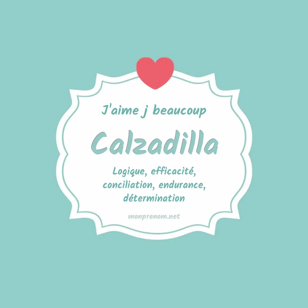 J'aime beaucoup Calzadilla