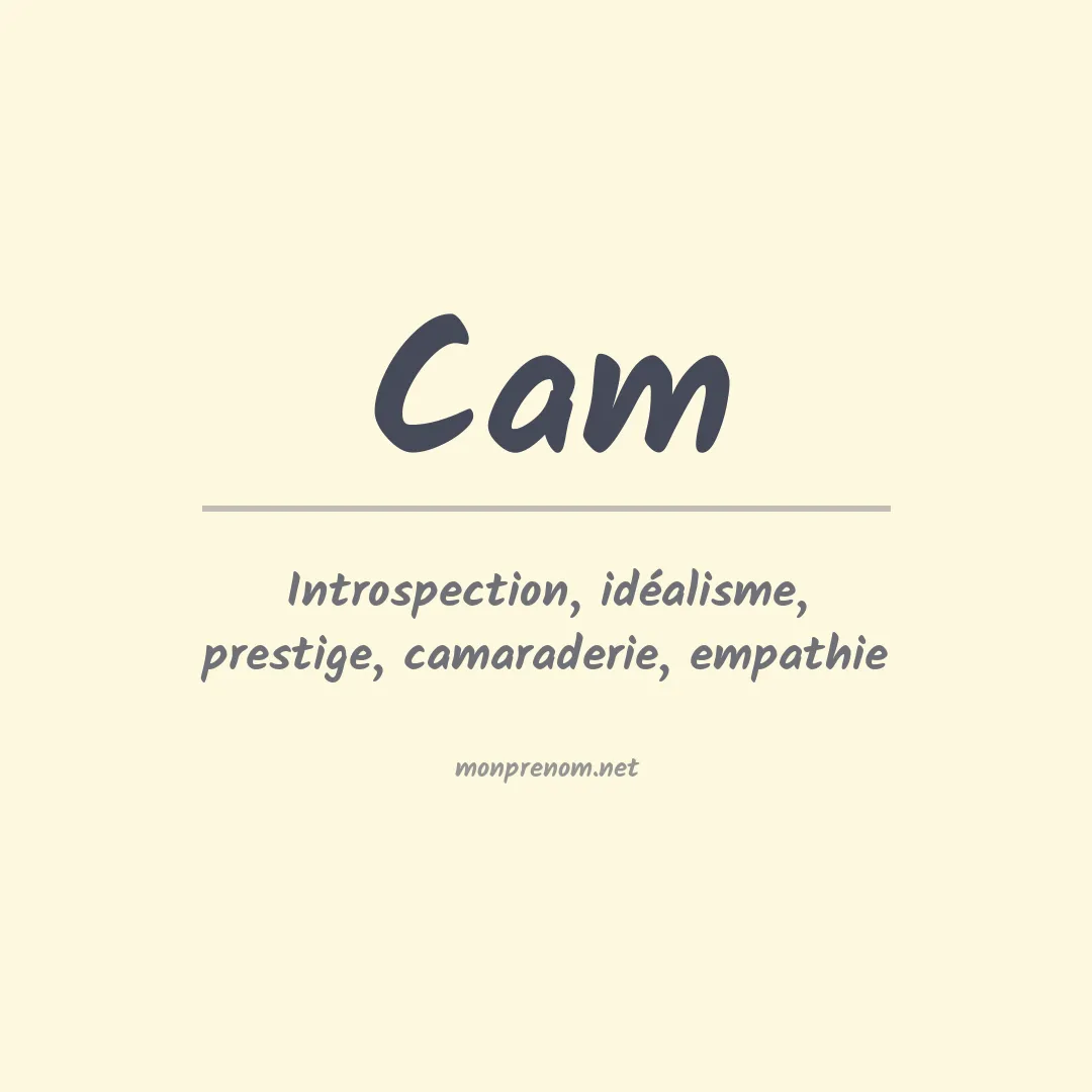 Prénom Cam