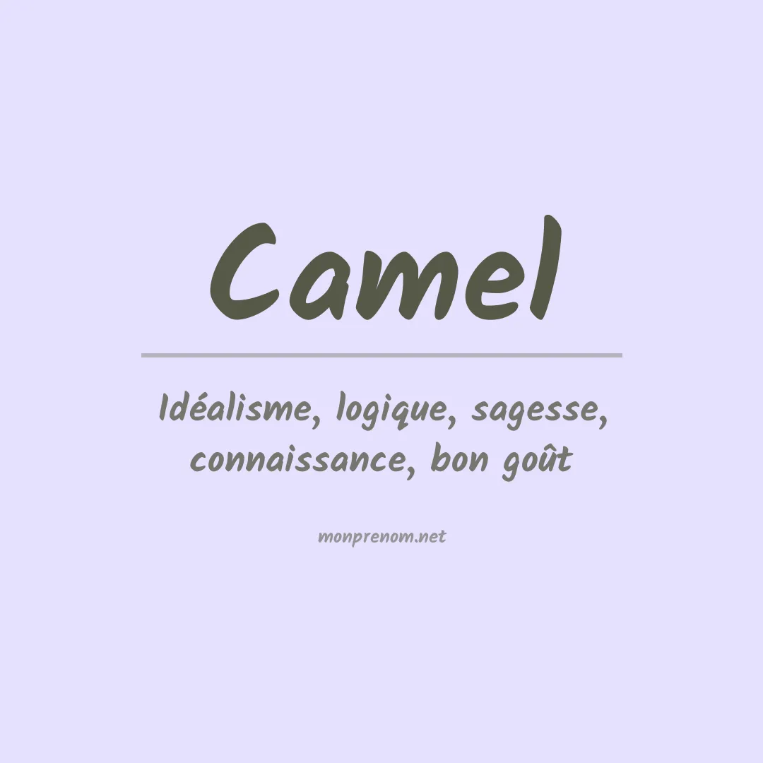 Prénom Camel