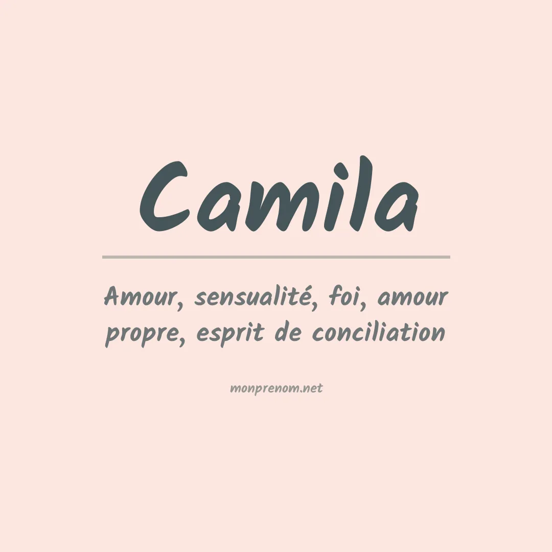 Prénom Camila