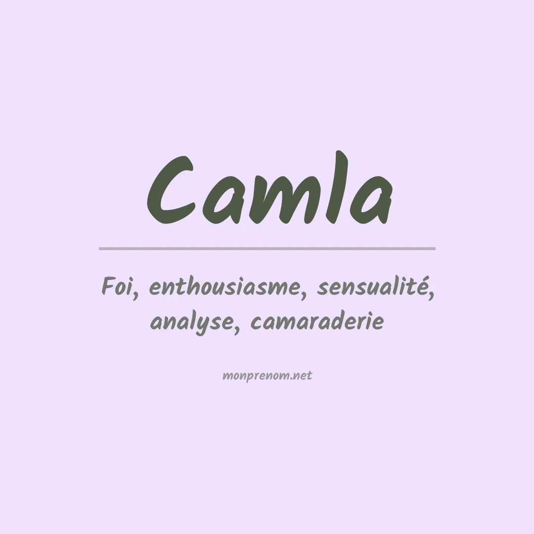 Prénom Camla