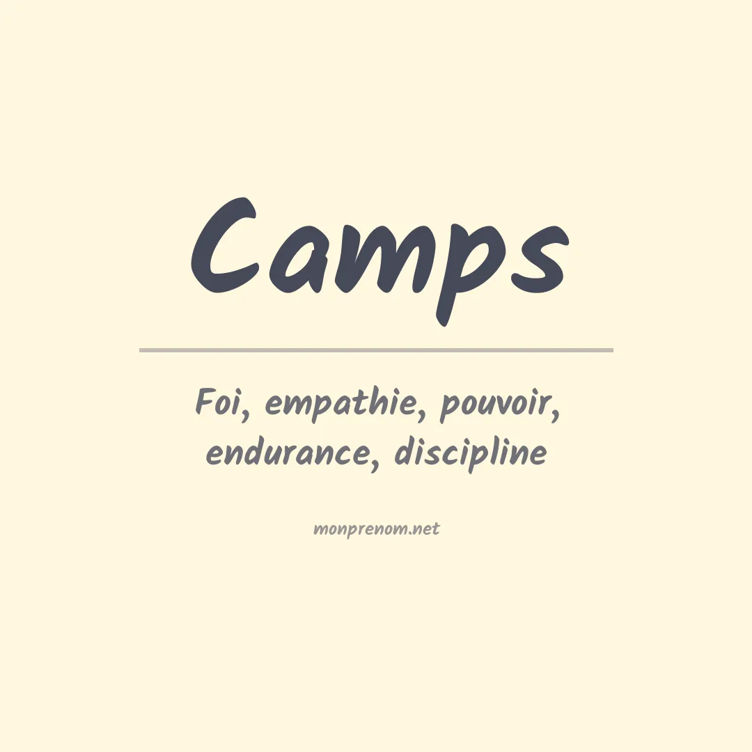 Prénom Camps