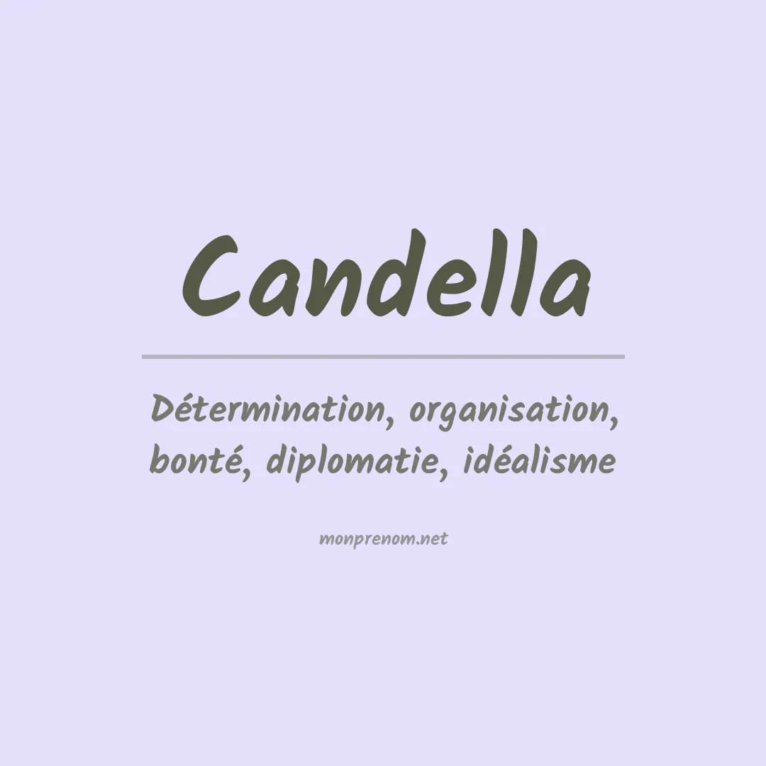 Prénom Candella
