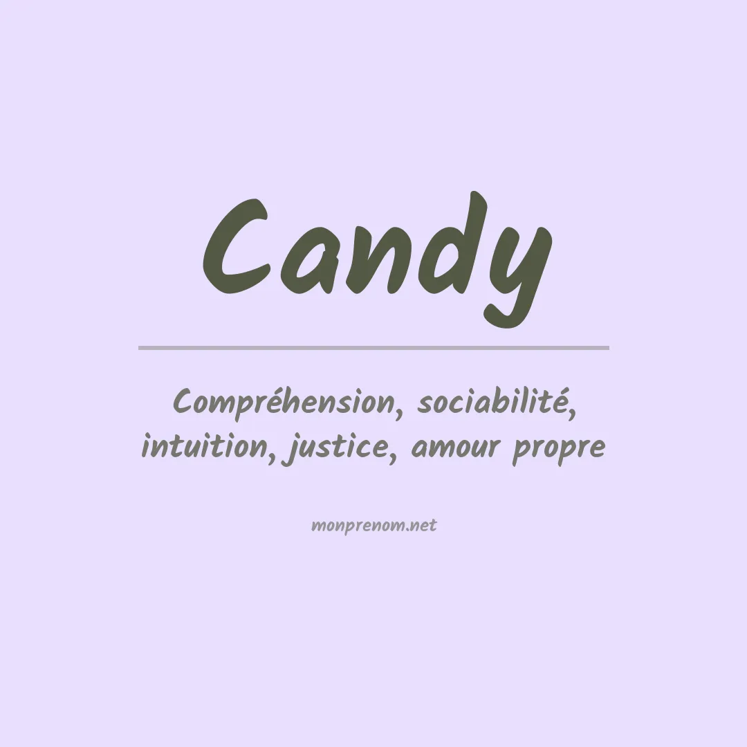 Prénom Candy