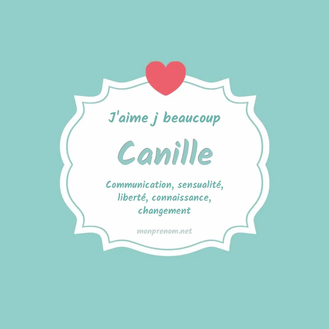 J'aime beaucoup Canille
