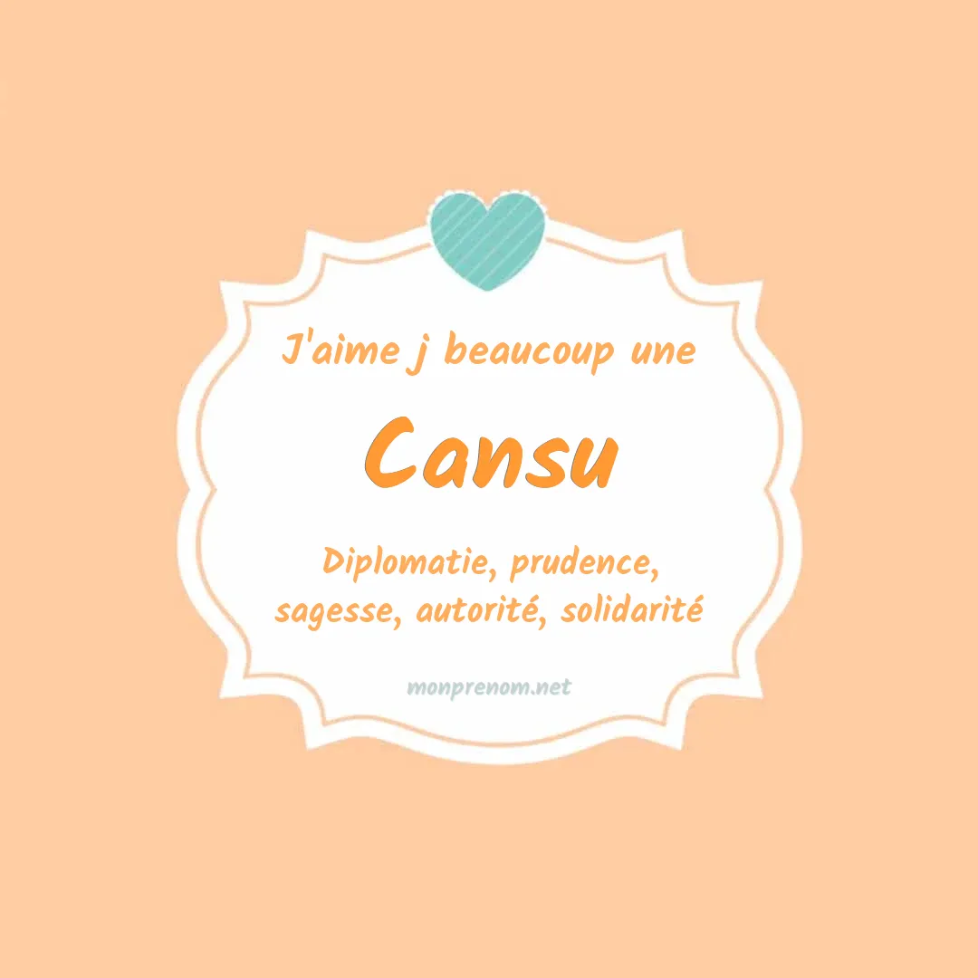 J'aime beaucoup Cansu