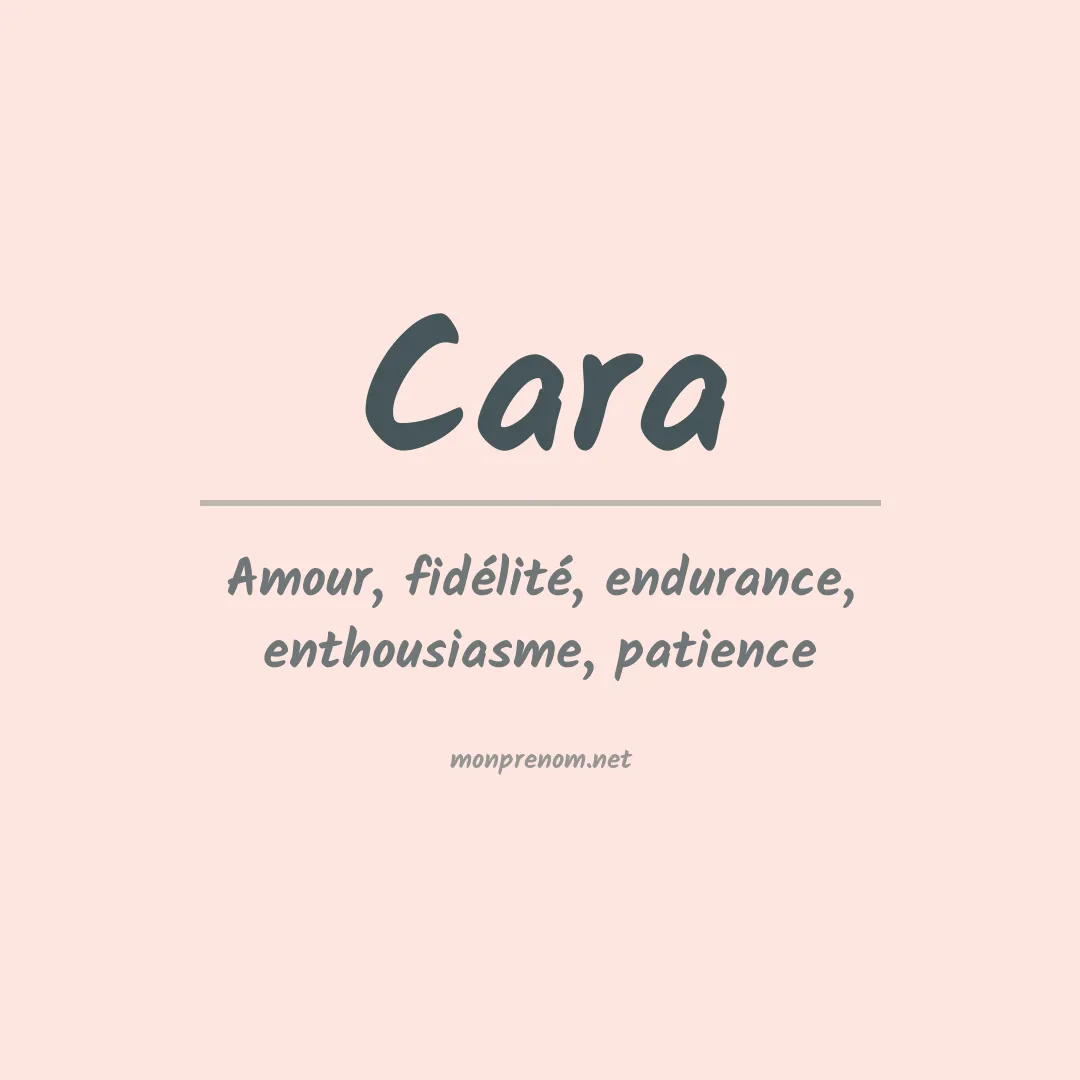 Prénom Cara