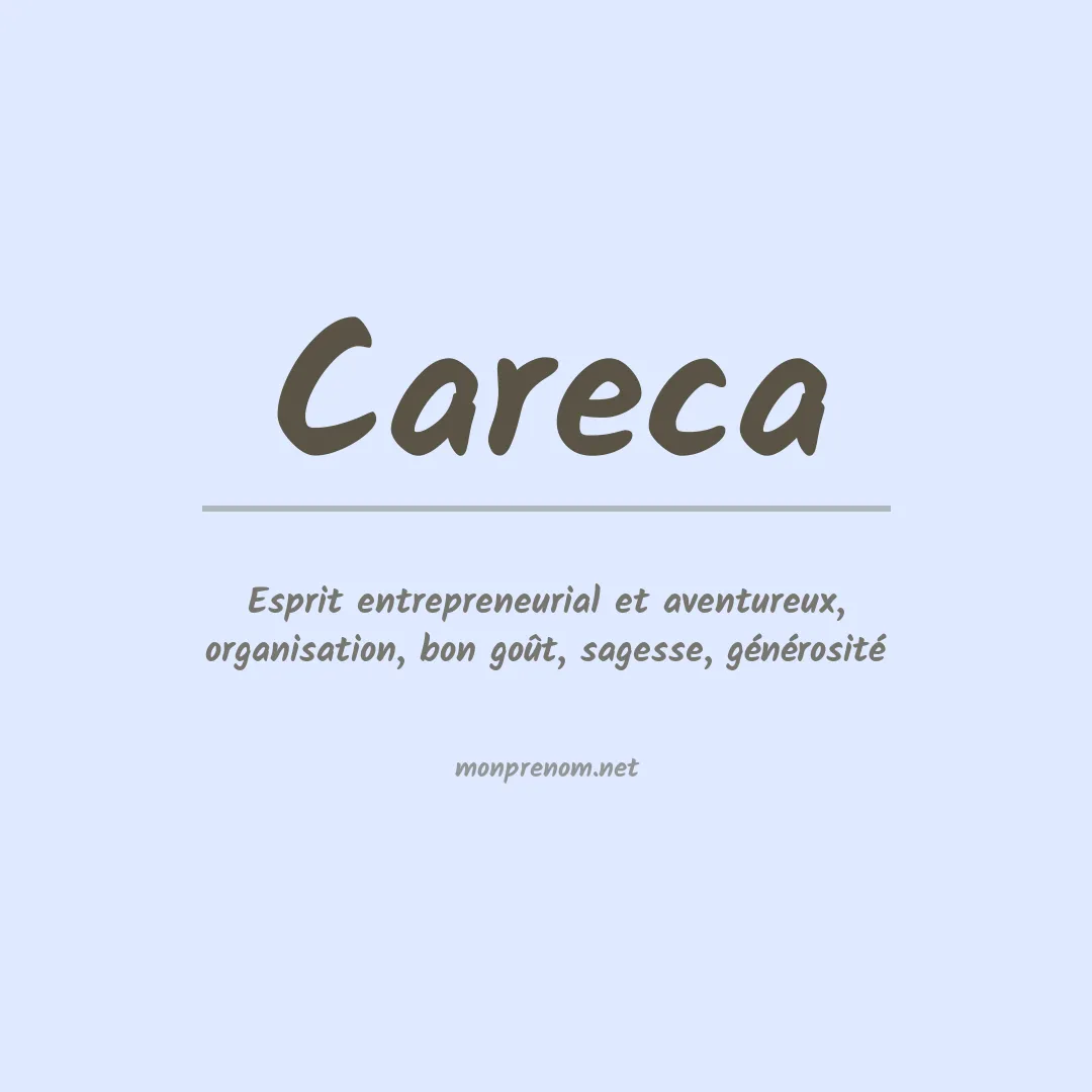 Signification du prénom Careca