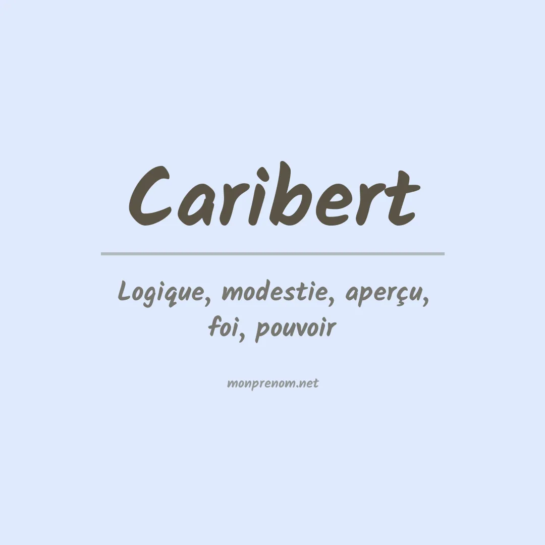 Signification du prénom Caribert