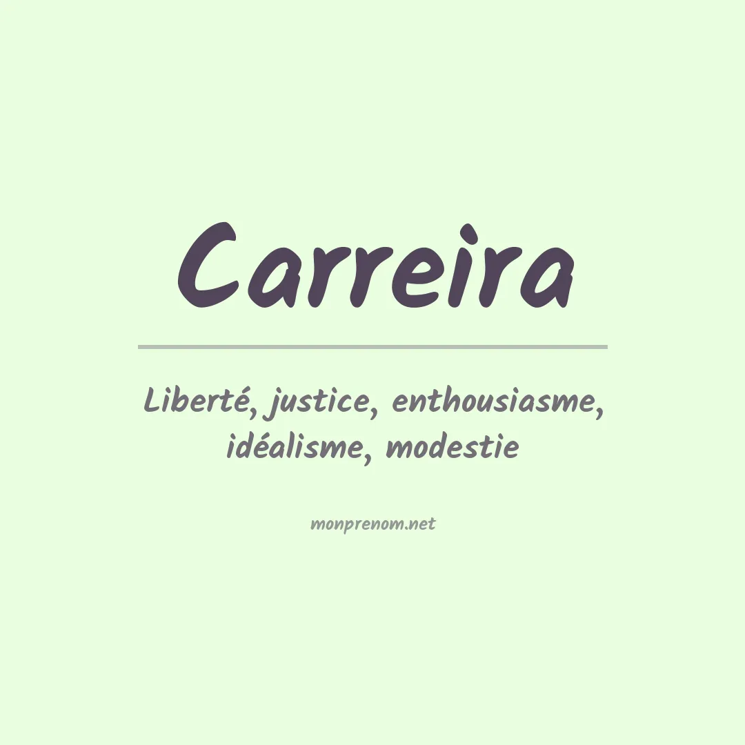 Prénom Carreira