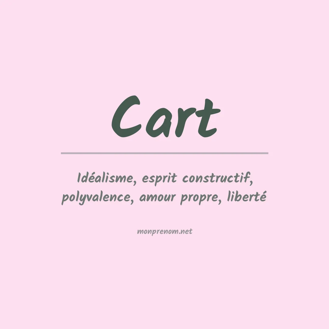 Prénom Cart