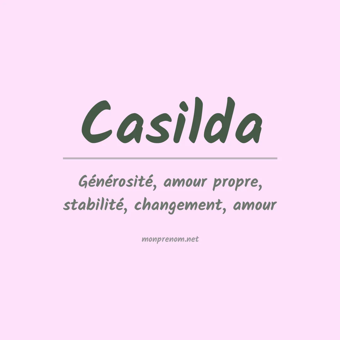 Signification du prénom Casilda