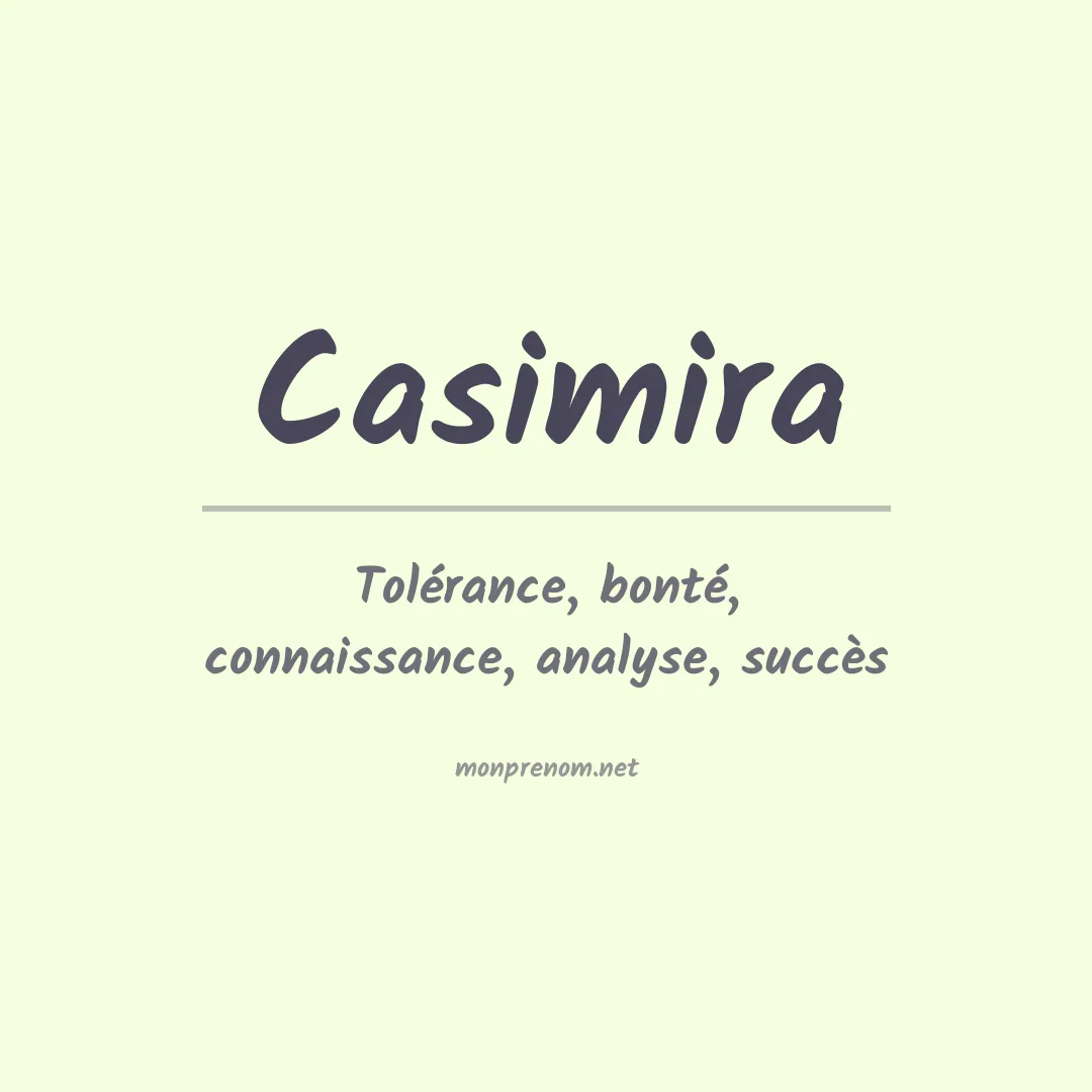 Prénom Casimira