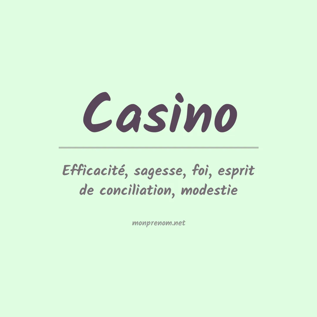 Prénom Casino
