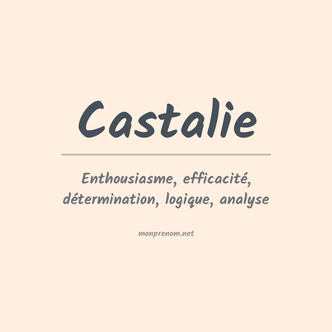 Signification du prénom Castalie