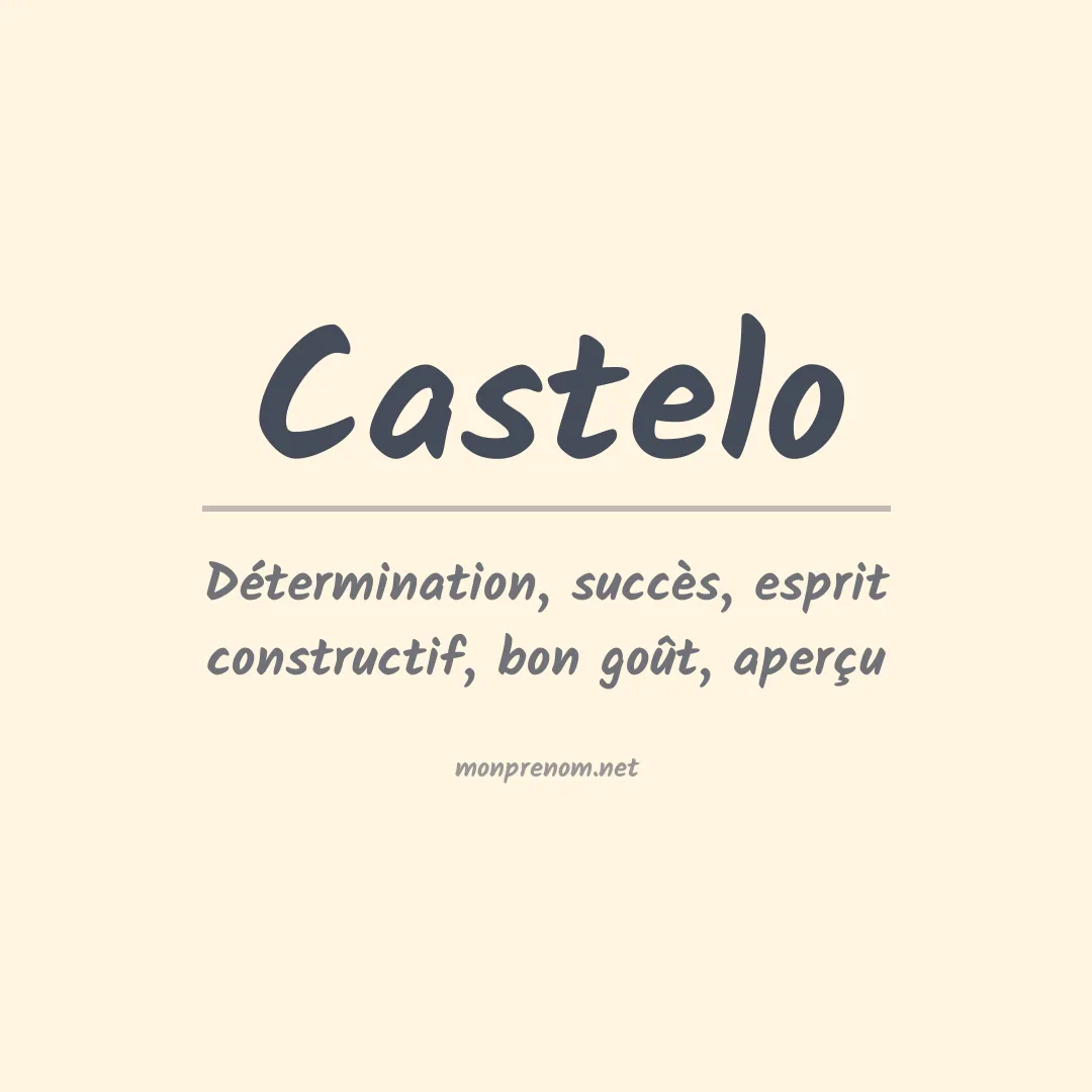 Prénom Castelo